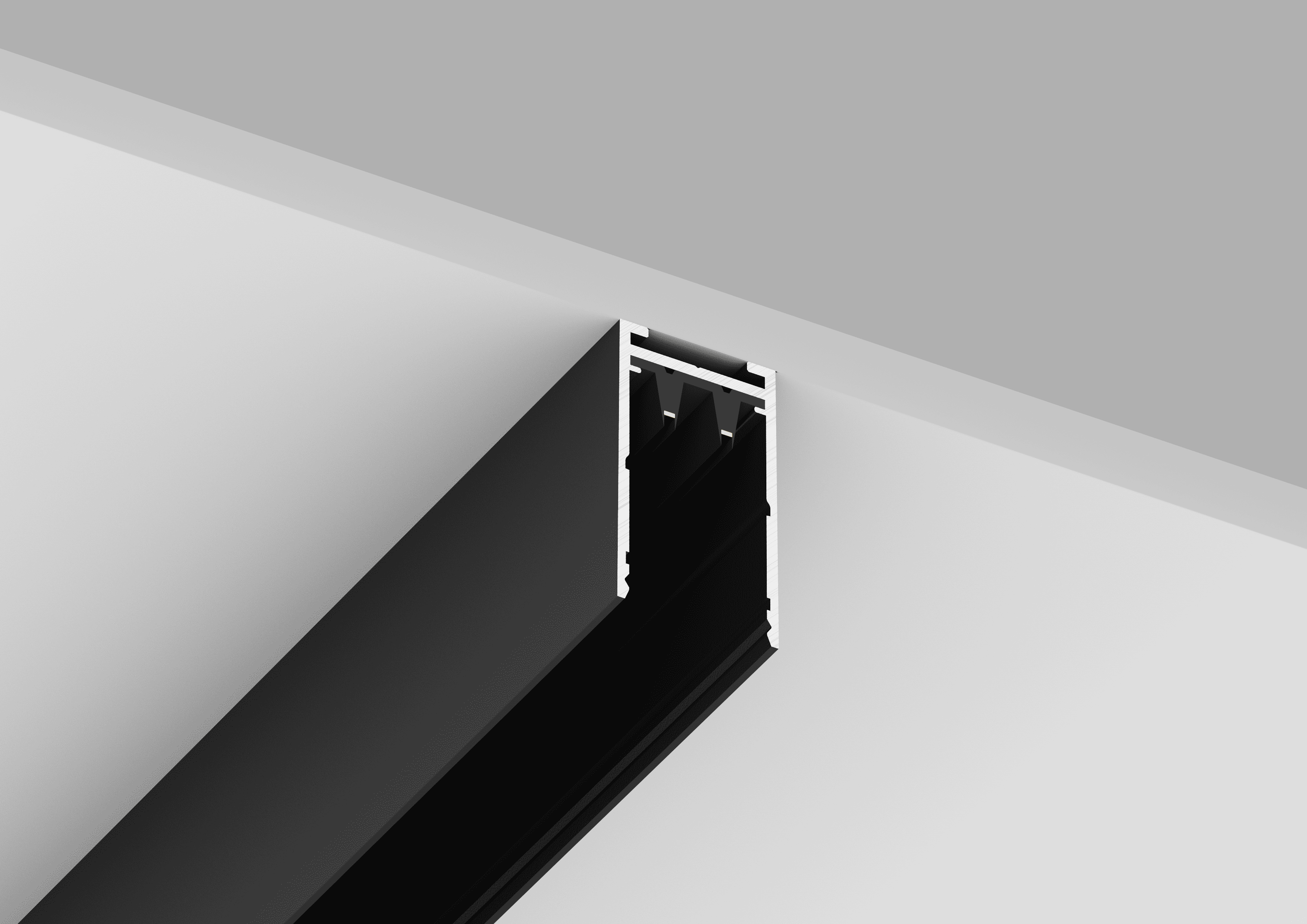 Шинопровод накладной 220v crystal lux clt 0.115 01 l2000 bl